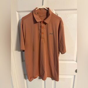 Under Armour Men's Polo Shirt in Warm Orange